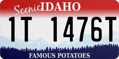 ID license plate 1T1476T