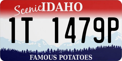 ID license plate 1T1479P