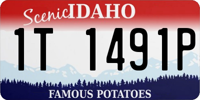 ID license plate 1T1491P