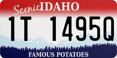 ID license plate 1T1495Q