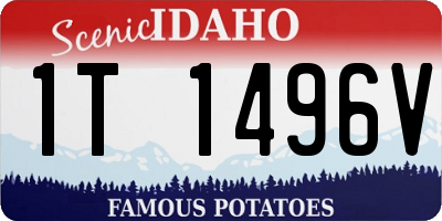 ID license plate 1T1496V