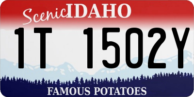ID license plate 1T1502Y