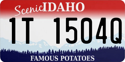 ID license plate 1T1504Q