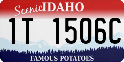 ID license plate 1T1506C