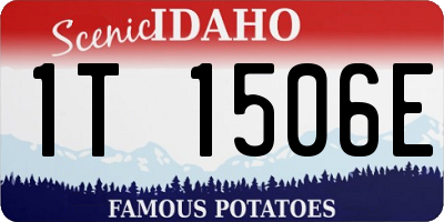 ID license plate 1T1506E
