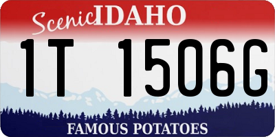 ID license plate 1T1506G