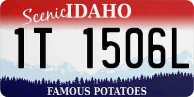 ID license plate 1T1506L