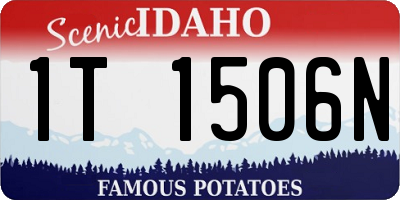 ID license plate 1T1506N