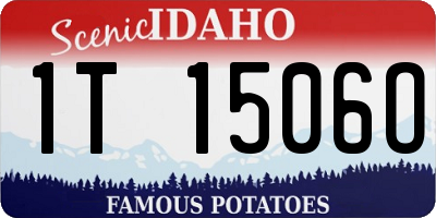 ID license plate 1T1506O