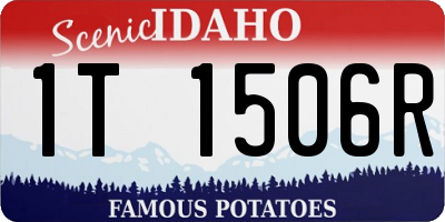 ID license plate 1T1506R