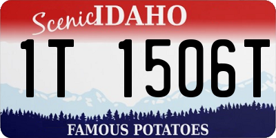 ID license plate 1T1506T