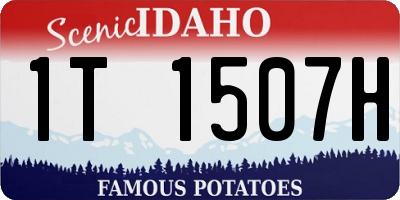 ID license plate 1T1507H