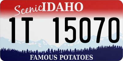 ID license plate 1T1507O