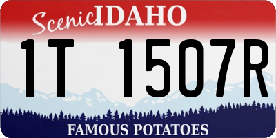 ID license plate 1T1507R