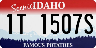 ID license plate 1T1507S