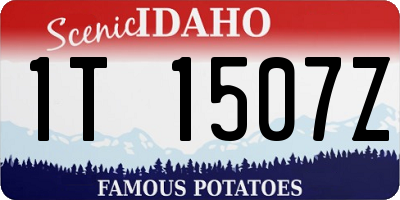 ID license plate 1T1507Z