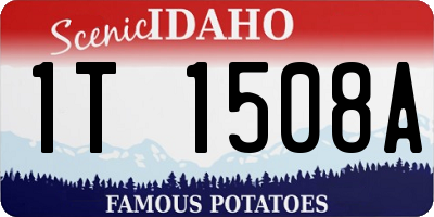ID license plate 1T1508A