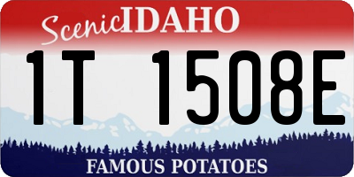 ID license plate 1T1508E