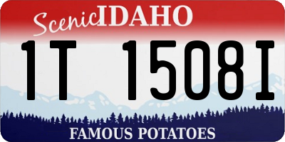 ID license plate 1T1508I
