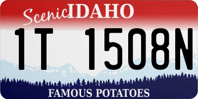 ID license plate 1T1508N