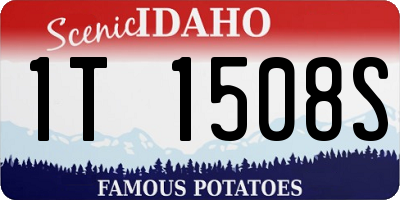 ID license plate 1T1508S