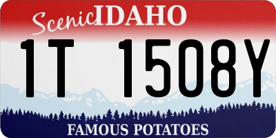 ID license plate 1T1508Y