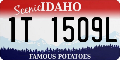 ID license plate 1T1509L