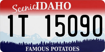 ID license plate 1T1509O