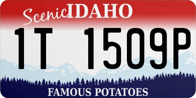 ID license plate 1T1509P