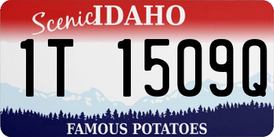 ID license plate 1T1509Q