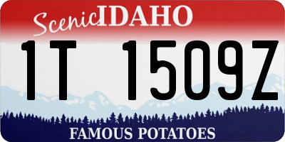 ID license plate 1T1509Z
