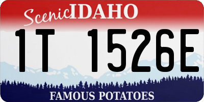 ID license plate 1T1526E