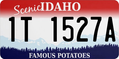 ID license plate 1T1527A