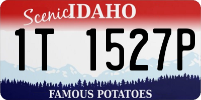 ID license plate 1T1527P