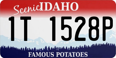 ID license plate 1T1528P