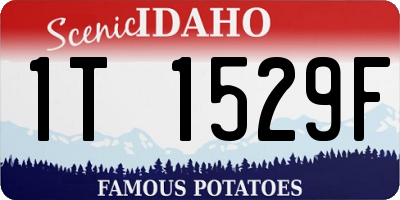 ID license plate 1T1529F