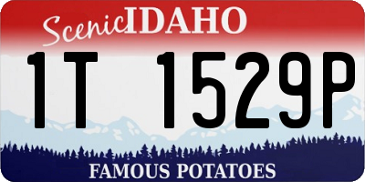 ID license plate 1T1529P