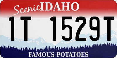 ID license plate 1T1529T