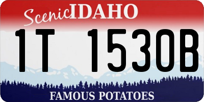 ID license plate 1T1530B