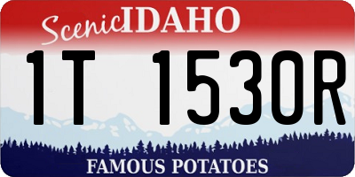 ID license plate 1T1530R