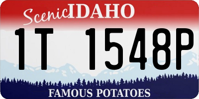 ID license plate 1T1548P