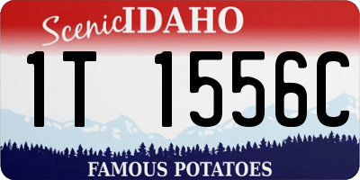 ID license plate 1T1556C
