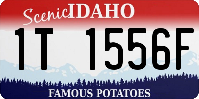 ID license plate 1T1556F