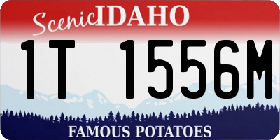 ID license plate 1T1556M