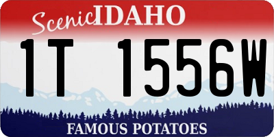 ID license plate 1T1556W