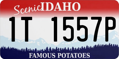 ID license plate 1T1557P