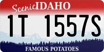 ID license plate 1T1557S