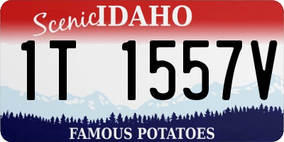 ID license plate 1T1557V