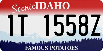 ID license plate 1T1558Z