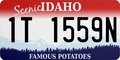 ID license plate 1T1559N